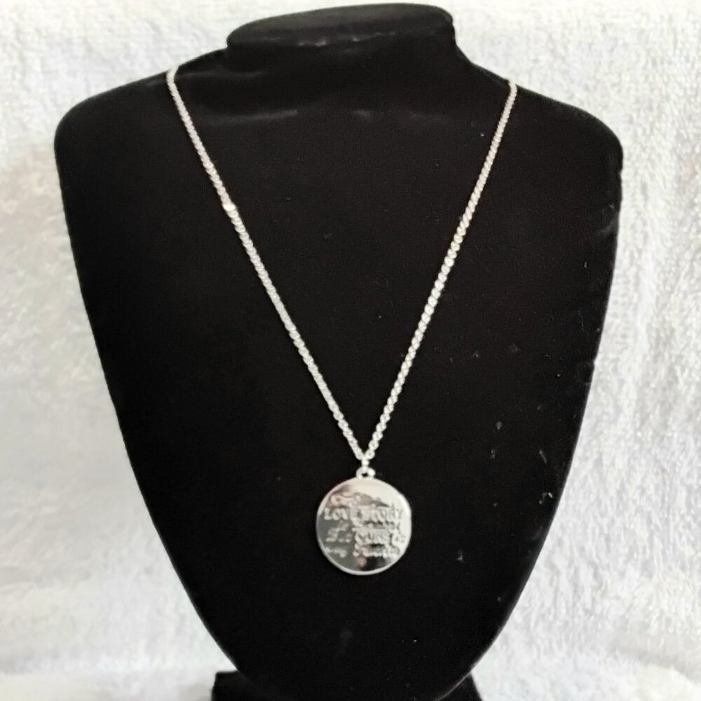 BNWOT 3/$25 Florence Scovel Every Love Story.. 18" Chain/Charm Fashion Jewelry!!